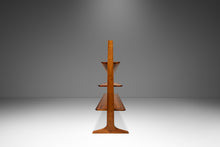 Load image into Gallery viewer, Mid-Century Modern Profile Pyramidal Bookshelf / Étagère / Room Divider in Walnut by John Van Koert for Drexel, USA, c. 1950&#39;s-ABT Modern
