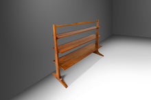 Load image into Gallery viewer, Mid-Century Modern Profile Pyramidal Bookshelf / Étagère / Room Divider in Walnut by John Van Koert for Drexel, USA, c. 1950&#39;s-ABT Modern
