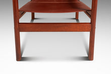 Load image into Gallery viewer, Mid-Century Modern "Roxinho" Sling Lounge Chair in Leather &amp; Teak by Michel Arnoult for Mobilia Cotemporânea, Argentina, c. 1970s-ABT Modern
