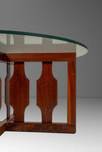 Load image into Gallery viewer, Mid-Century Modern Sculptural Coffee Table in Walnut w/ Glass Top by Adrian Pearsall for Craft Associates, USA, c. 1960s-ABT Modern
