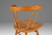 Load image into Gallery viewer, Mid-Century Modern Shaker Side Spindle Chair in Solid Oak After George Nakashima for Knoll, USA, c. 1960s-ABT Modern
