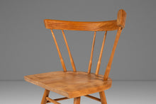 Load image into Gallery viewer, Mid-Century Modern Shaker Side Spindle Chair in Solid Oak After George Nakashima for Knoll, USA, c. 1960s-ABT Modern
