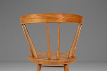 Load image into Gallery viewer, Mid-Century Modern Shaker Side Spindle Chair in Solid Oak After George Nakashima for Knoll, USA, c. 1960s-ABT Modern
