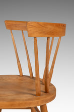 Load image into Gallery viewer, Mid-Century Modern Shaker Side Spindle Chair in Solid Oak After George Nakashima for Knoll, USA, c. 1960s-ABT Modern
