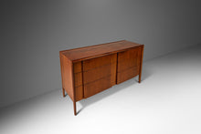 Load image into Gallery viewer, Mid-Century Modern Six-Drawer Dresser in Walnut by Barney Flagg for Drexel&#39;s Parallel Line, USA, c. 1960&#39;s-ABT Modern
