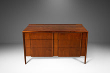 Load image into Gallery viewer, Mid-Century Modern Six-Drawer Dresser in Walnut by Barney Flagg for Drexel&#39;s Parallel Line, USA, c. 1960&#39;s-ABT Modern
