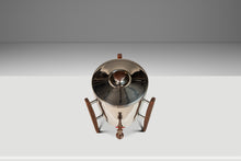 Load image into Gallery viewer, Mid-Century Modern Space Age Coffee Pot / Percolator / Server in Chrome and Teak by Regal, USA, c. 1960s-ABT Modern
