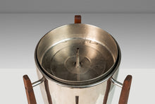 Load image into Gallery viewer, Mid-Century Modern Space Age Coffee Pot / Percolator / Server in Chrome and Teak by Regal, USA, c. 1960s-ABT Modern
