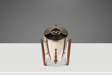 Load image into Gallery viewer, Mid-Century Modern Space Age Coffee Pot / Percolator / Server in Chrome and Teak by Regal, USA, c. 1960s-ABT Modern
