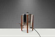 Load image into Gallery viewer, Mid-Century Modern Space Age Coffee Pot / Percolator / Server in Chrome and Teak by Regal, USA, c. 1960s-ABT Modern

