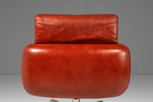 Load image into Gallery viewer, Mid-Century Modern Swivel Lounge Chair in Leather by Frank Doerner for Doerner 'Faultless' Limited Release for John Stuart, USA, c. 1970s-ABT Modern
