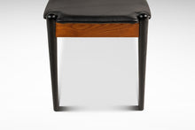 Load image into Gallery viewer, Mid-Century Modern Three Seat Gallery Bench in Oak &amp; Leather by Arthur Umanoff for Washington Woodcraft, USA, c. 1960s-ABT Modern
