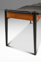 Load image into Gallery viewer, Mid-Century Modern Three Seat Gallery Bench in Oak &amp; Leather by Arthur Umanoff for Washington Woodcraft, USA, c. 1960s-ABT Modern
