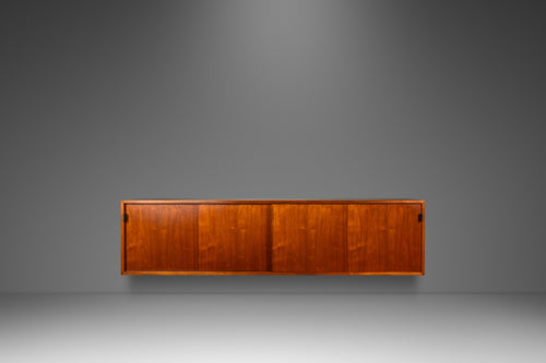 Mid-Century Modern Wall Mount Cabinet / Credenza Model 123 W-1 by Florence Knoll for Knoll Associates, USA, c. 1950s-ABT Modern