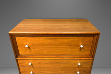 Load image into Gallery viewer, Mid Century Modern Walnut Tall Boy Five Drawer Dresser by Kipp Stewart for Drexel Declaration, USA, c. 1960s-ABT Modern
