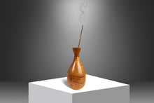 Load image into Gallery viewer, Mid-Century Modern Wood-Turned Hand Sculpted Vase in Solid Teak &amp; Burlwood, USA, c. 1970&#39;s-ABT Modern
