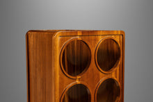 Load image into Gallery viewer, Mid-Century Organic Modern Minimalist &quot;Domino&quot; Wine Rack in Solid Monkey Pod Wood, USA, c. 1970s-ABT Modern
