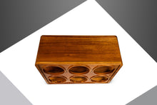 Load image into Gallery viewer, Mid-Century Organic Modern Minimalist &quot;Domino&quot; Wine Rack in Solid Monkey Pod Wood, USA, c. 1970s-ABT Modern
