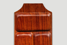 Load image into Gallery viewer, Mid-Century Organic Modern Serving Tray / Catchall Carved from Solid Burmese Teak, c. 1970s-ABT Modern
