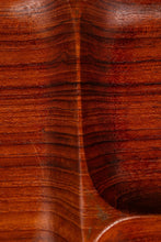 Load image into Gallery viewer, Mid-Century Organic Modern Serving Tray / Catchall Carved from Solid Burmese Teak, c. 1970s-ABT Modern
