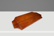 Load image into Gallery viewer, Mid-Century Organic Modern Serving Tray / Catchall Carved from Solid Burmese Teak, c. 1970s-ABT Modern
