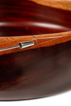 Load image into Gallery viewer, Mid-Century Organic Modern Wood-Turned Hand-Crafted Serving Bowl in Solid Mahogany, c. 1970s-ABT Modern

