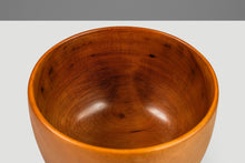 Load image into Gallery viewer, Mid-Century Organic Modern Wood-Turned Serving Bowl in Solid Myrtlewood, Oregon, USA, c. 1980&#39;s-ABT Modern
