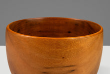 Load image into Gallery viewer, Mid-Century Organic Modern Wood-Turned Serving Bowl in Solid Myrtlewood, Oregon, USA, c. 1980&#39;s-ABT Modern
