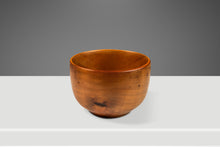 Load image into Gallery viewer, Mid-Century Organic Modern Wood-Turned Serving Bowl in Solid Myrtlewood, Oregon, USA, c. 1980&#39;s-ABT Modern
