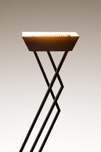 Load image into Gallery viewer, Mid-Century Post Modern Italian Cantilever Freestanding 6 Foot Floor Lamp with Travertine Base, Italy, c. 1980s-ABT Modern
