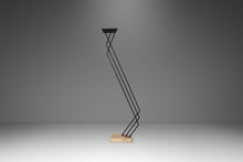 Load image into Gallery viewer, Mid-Century Post Modern Italian Cantilever Freestanding 6 Foot Floor Lamp with Travertine Base, Italy, c. 1980s-ABT Modern
