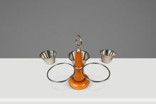 Load image into Gallery viewer, Mid-Century Scandinavian Condiment Carousel in Oak and Stainless Steel by STAKO w/ Complementary Mortar &amp; Pestel, Sweden, c. 1960s-ABT Modern
