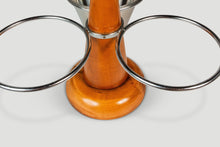 Load image into Gallery viewer, Mid-Century Scandinavian Condiment Carousel in Oak and Stainless Steel by STAKO w/ Complementary Mortar &amp; Pestel, Sweden, c. 1960s-ABT Modern
