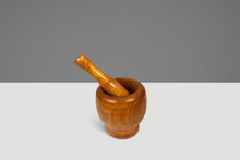 Load image into Gallery viewer, Mid-Century Scandinavian Condiment Carousel in Oak and Stainless Steel by STAKO w/ Complementary Mortar &amp; Pestel, Sweden, c. 1960s-ABT Modern
