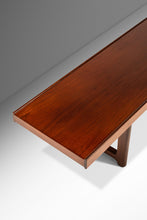 Load image into Gallery viewer, Mid-Century Scandinavian Modern 6 ft “Krobo” Table / Bench in Rosewood by Torbjørn Afdal for Bruksbo, Norway, c. 1960's-ABT Modern
