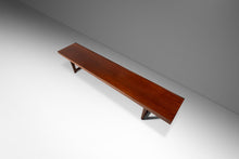 Load image into Gallery viewer, Mid-Century Scandinavian Modern 6 ft “Krobo” Table / Bench in Rosewood by Torbjørn Afdal for Bruksbo, Norway, c. 1960's-ABT Modern
