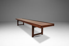 Load image into Gallery viewer, Mid-Century Scandinavian Modern 6 ft “Krobo” Table / Bench in Rosewood by Torbjørn Afdal for Bruksbo, Norway, c. 1960's-ABT Modern
