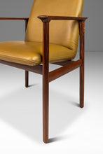 Load image into Gallery viewer, Mid-Century Scandinavian Modern Arm Chair in Solid Rosewood &amp; Leather by De Klerk and Sons, Netherlands, c. 1960s-ABT Modern
