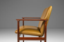 Load image into Gallery viewer, Mid-Century Scandinavian Modern Arm Chair in Solid Rosewood &amp; Leather by De Klerk and Sons, Netherlands, c. 1960s-ABT Modern
