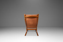 Load image into Gallery viewer, Mid-Century Scandinavian Modern High Back Siesta Lounge Chair &amp; Ottoman by Igmar Relling for Westnofa, Norway, c. 1970's-ABT Modern

