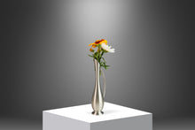 Load image into Gallery viewer, Mid-Century Scandinavian Modern Petite Sculptural Solid Pewter Vase by Metaalwarenfabriek , Holland, c. 1960s-ABT Modern
