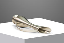 Load image into Gallery viewer, Mid-Century Scandinavian Modern Petite Sculptural Solid Pewter Vase by Metaalwarenfabriek , Holland, c. 1960s-ABT Modern
