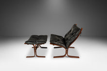Load image into Gallery viewer, Mid-Century Scandinavian Modern &quot;Siesta&quot; Chair &amp; Ottoman in Stunning Original Condition by Ingmar Relling for Westnofa, Norway, c. 1970&#39;s-ABT Modern
