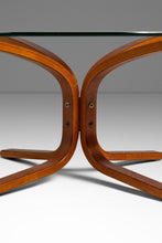 Load image into Gallery viewer, Mid-Century Scandinavian Modern "Siesta" Coffee Table w/ Glass Top by Ingmar Relling for Westnofa, Norway, c. 1970s-ABT Modern
