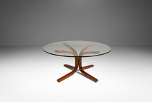 Load image into Gallery viewer, Mid-Century Scandinavian Modern "Siesta" Coffee Table w/ Glass Top by Ingmar Relling for Westnofa, Norway, c. 1970s-ABT Modern
