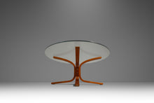 Load image into Gallery viewer, Mid-Century Scandinavian Modern "Siesta" Coffee Table w/ Glass Top by Ingmar Relling for Westnofa, Norway, c. 1970s-ABT Modern
