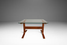 Load image into Gallery viewer, Mid-Century Scandinavian Modern "Siesta" Occasional / Side Table in Beech w/ Glass Top by Ingmar Relling for Westnofa, Norway, c. 1970s-ABT Modern
