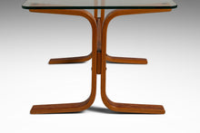 Load image into Gallery viewer, Mid-Century Scandinavian Modern "Siesta" Occasional / Side Table in Beech w/ Glass Top by Ingmar Relling for Westnofa, Norway, c. 1970s-ABT Modern
