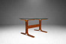 Load image into Gallery viewer, Mid-Century Scandinavian Modern "Siesta" Occasional / Side Table in Beech w/ Glass Top by Ingmar Relling for Westnofa, Norway, c. 1970s-ABT Modern
