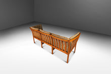 Load image into Gallery viewer, Model 333 Danish Mid-Century Modern Three-Seater Sofa in Solid Beech and Original Floral Upholstery by Schou Andersen, Denmark, c. 1980s-ABT Modern
